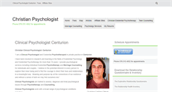 Desktop Screenshot of christianpsychologist.co.za