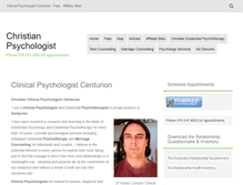 Tablet Screenshot of christianpsychologist.co.za